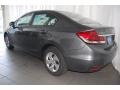 2013 Polished Metal Metallic Honda Civic LX Sedan  photo #6