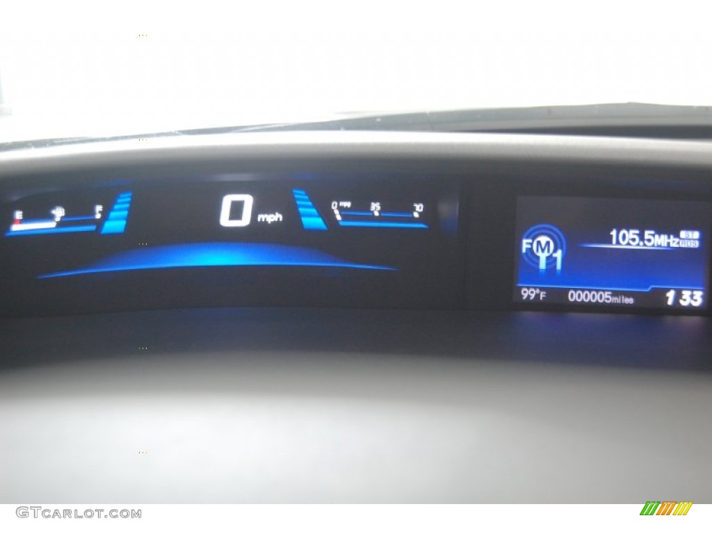 2013 Civic LX Sedan - Polished Metal Metallic / Black photo #22