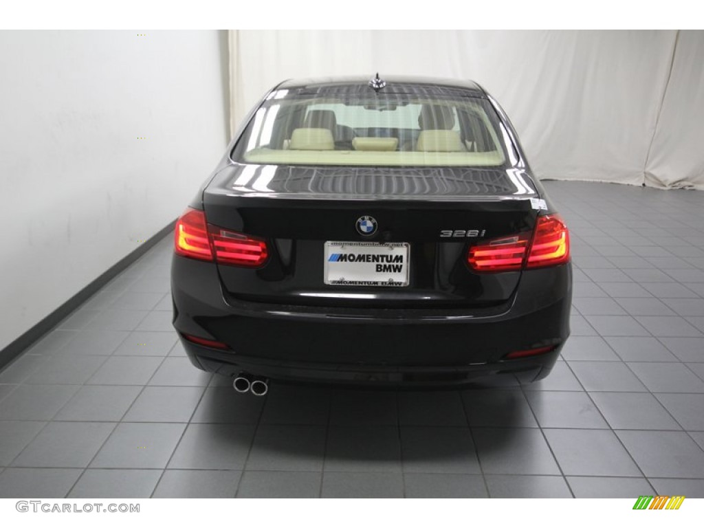 2013 3 Series 328i Sedan - Black Sapphire Metallic / Venetian Beige photo #9