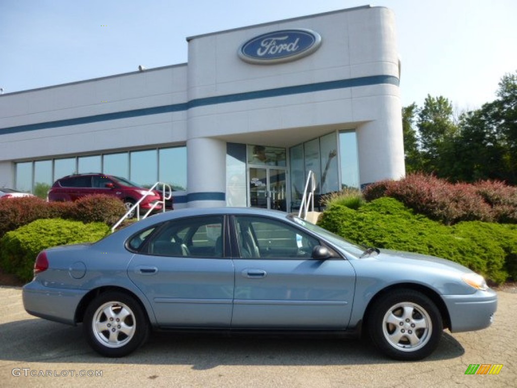 2006 Taurus SE - Windveil Blue Metallic / Medium/Dark Flint Grey photo #1