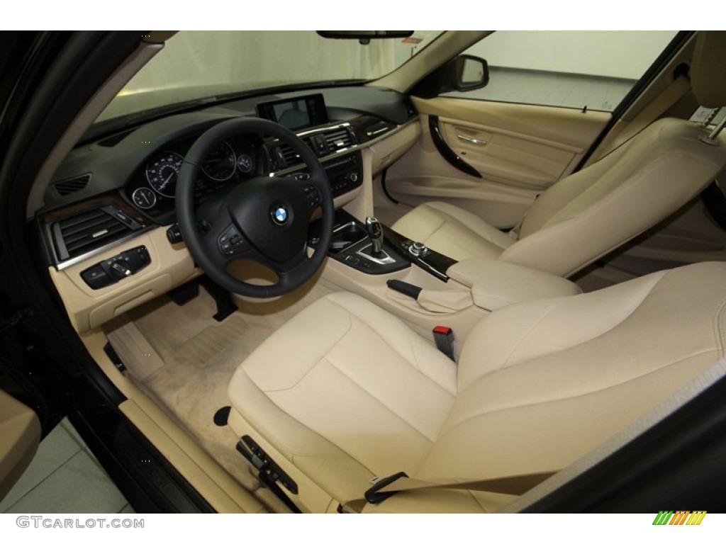 2013 3 Series 328i Sedan - Black Sapphire Metallic / Venetian Beige photo #10