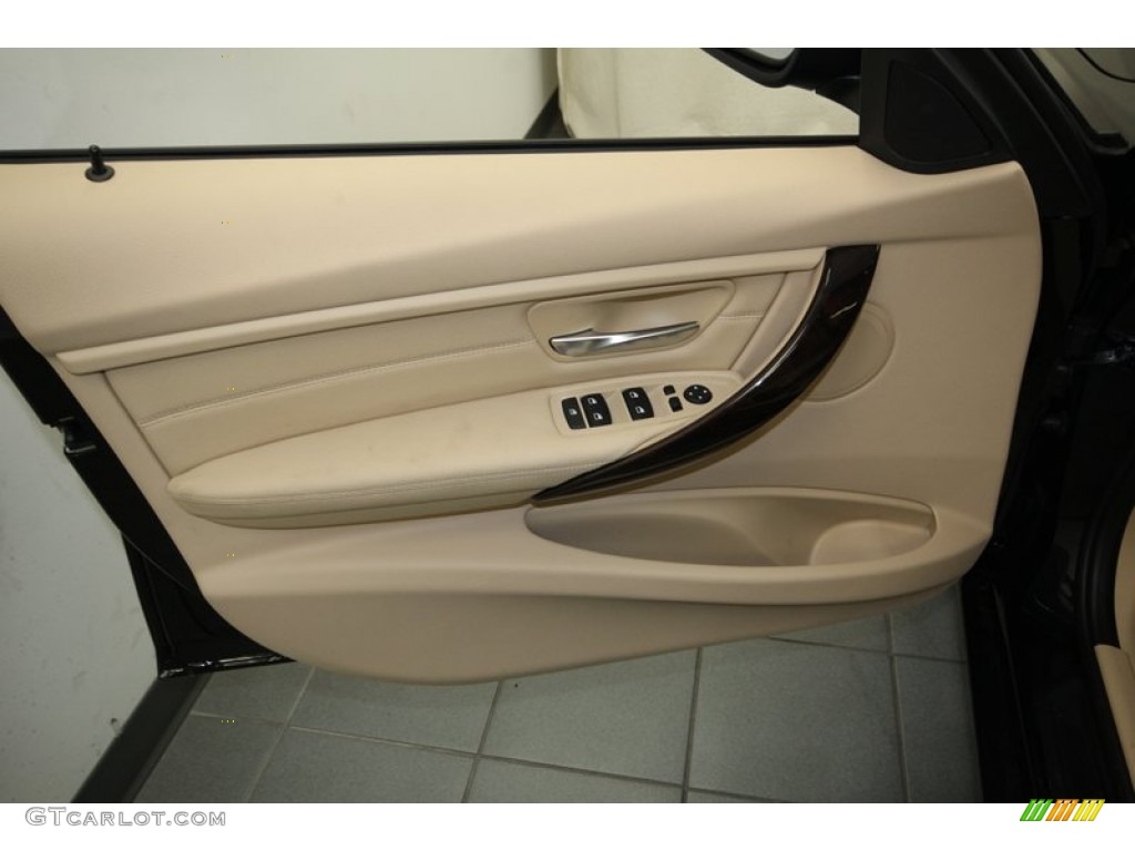 2013 3 Series 328i Sedan - Black Sapphire Metallic / Venetian Beige photo #12