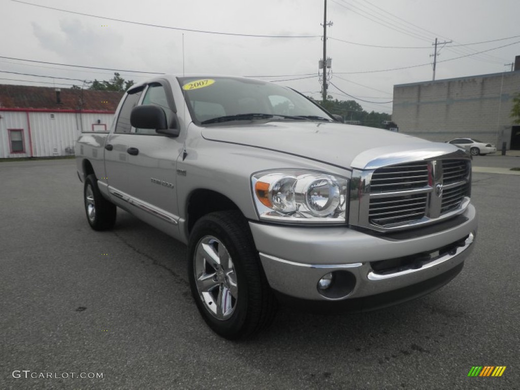 Bright Silver Metallic Dodge Ram 1500