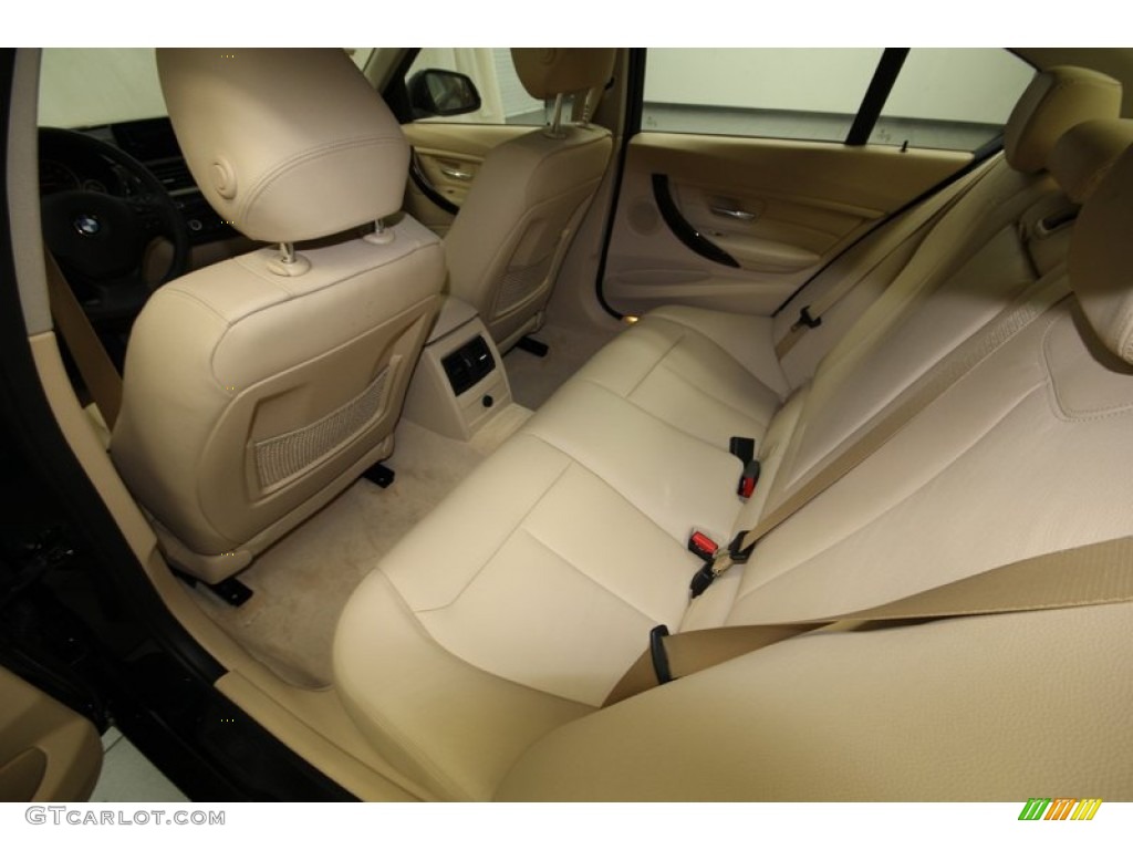 2013 3 Series 328i Sedan - Black Sapphire Metallic / Venetian Beige photo #27