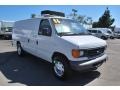 Oxford White - E Series Van E350 Commercial Extended Photo No. 1