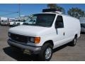Oxford White - E Series Van E350 Commercial Extended Photo No. 7