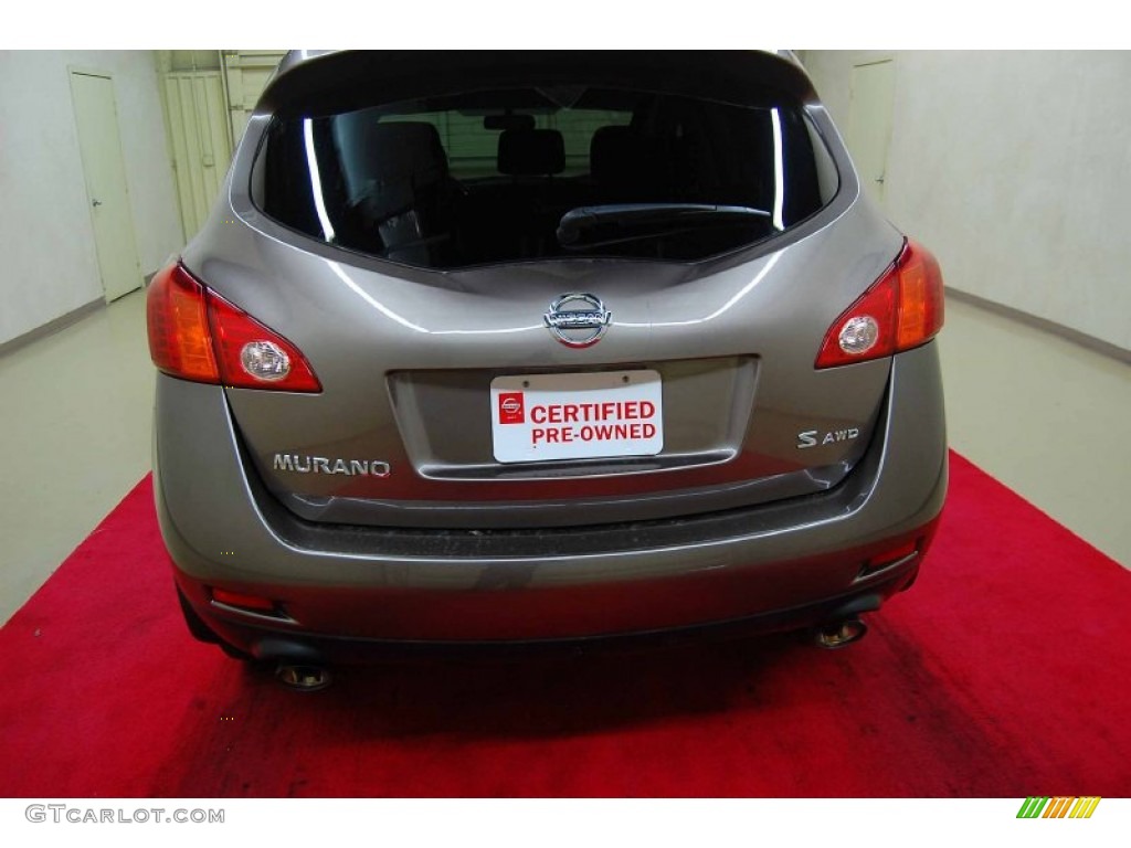 2009 Murano S AWD - Tinted Bronze Metallic / Black photo #5