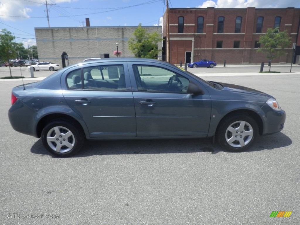 2007 Cobalt LS Sedan - Blue Granite Metallic / Gray photo #2