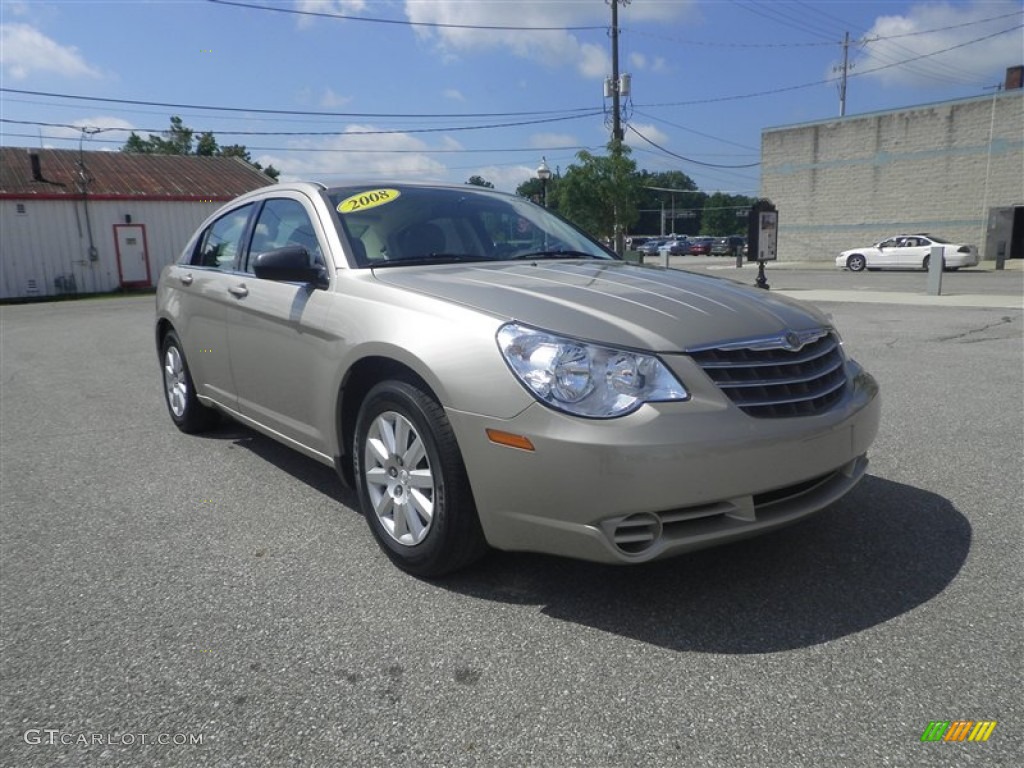 2008 Sebring LX Sedan - Linen Gold Metallic / Dark Slate Gray/Light Slate Gray photo #4