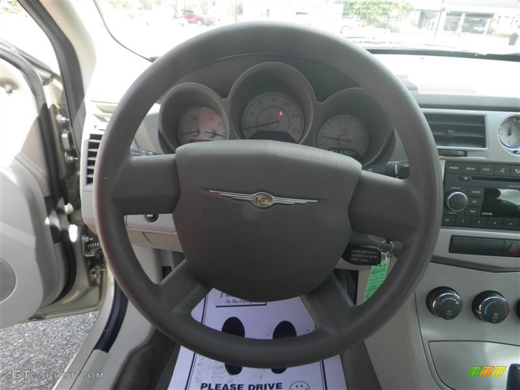 2008 Sebring LX Sedan - Linen Gold Metallic / Dark Slate Gray/Light Slate Gray photo #8