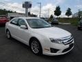 White Suede 2010 Ford Fusion SEL