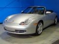 1999 Arctic Silver Metallic Porsche 911 Carrera 4 Cabriolet  photo #3