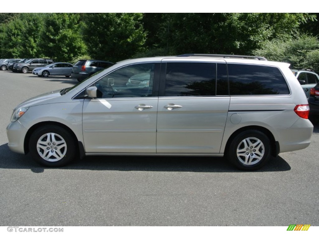 2005 Odyssey EX-L - Silver Pearl Metallic / Gray photo #3