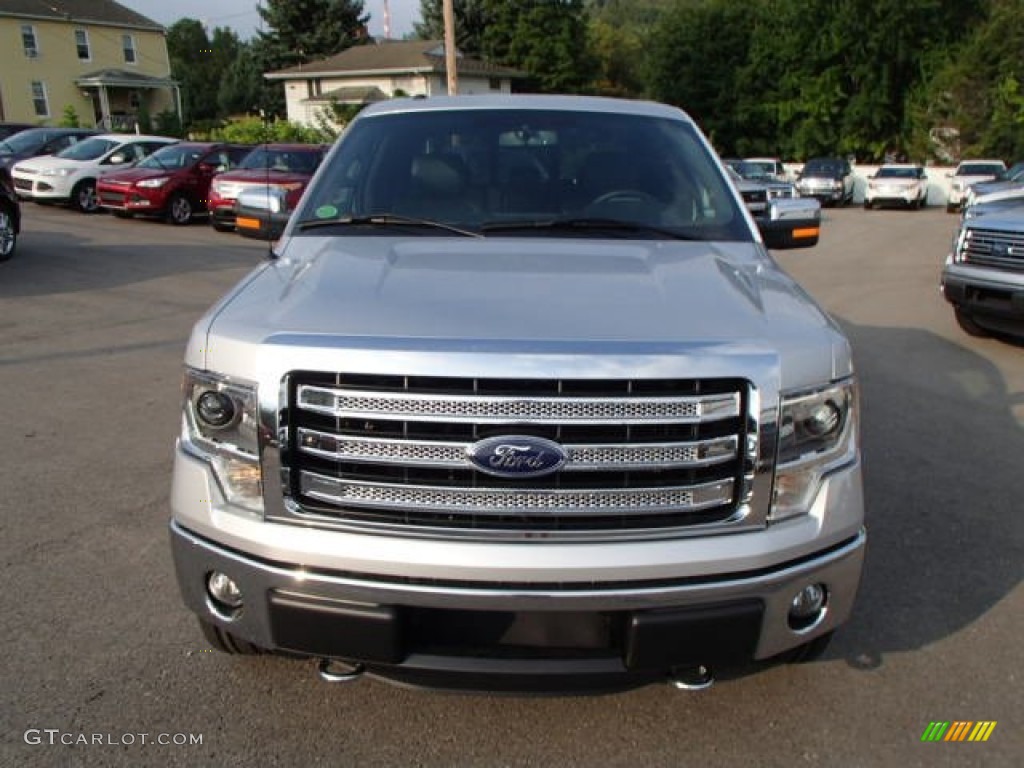 Ingot Silver Metallic 2013 Ford F150 Lariat SuperCrew 4x4 Exterior Photo #84529786