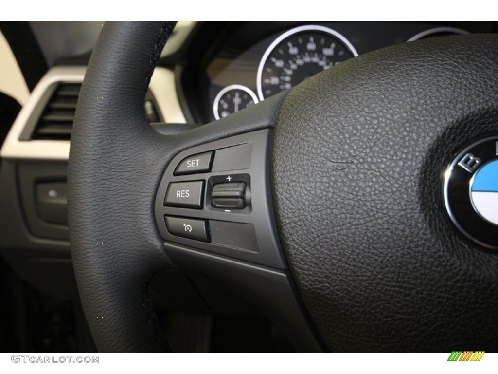 2013 3 Series 328i Sedan - Jet Black / Black photo #39