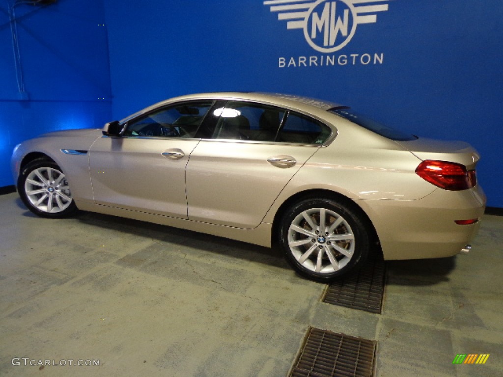 2013 6 Series 640i Gran Coupe - Orion Silver Metallic / Black photo #18