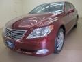 2009 Noble Spinel Red Mica Lexus LS 460 AWD  photo #3