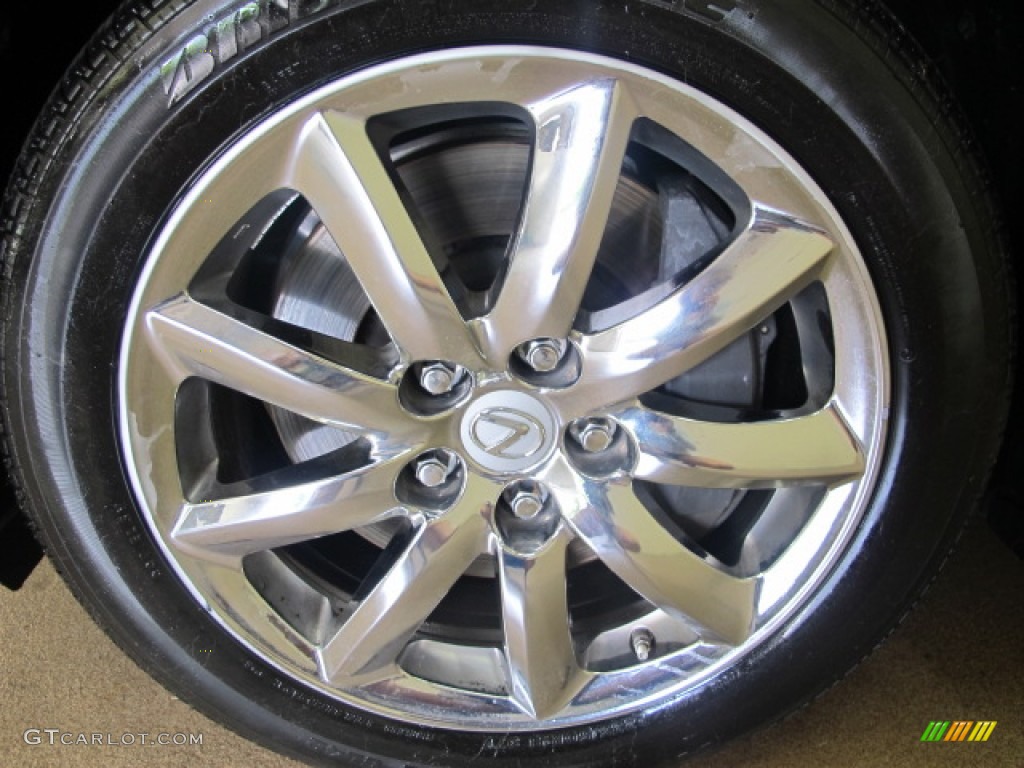 2009 LS 460 AWD - Noble Spinel Red Mica / Black photo #11