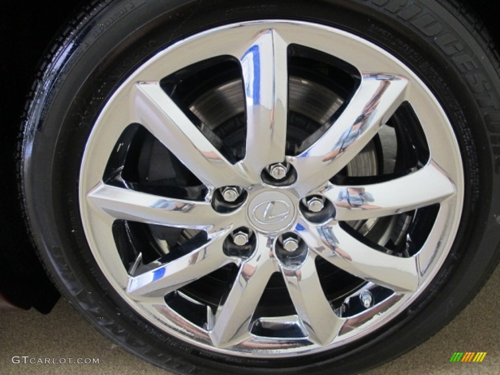 2009 LS 460 AWD - Noble Spinel Red Mica / Black photo #12