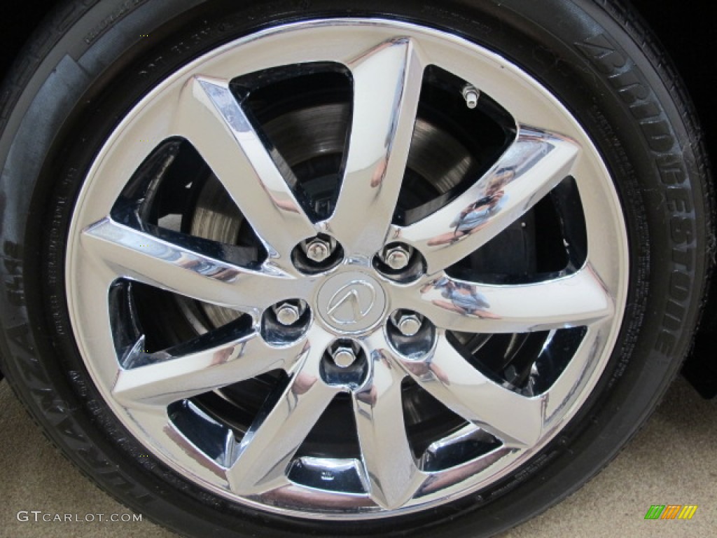 2009 LS 460 AWD - Noble Spinel Red Mica / Black photo #13