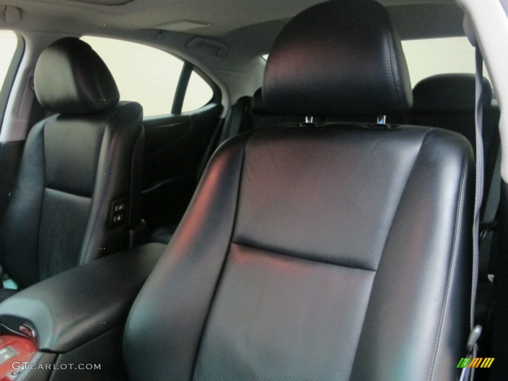 2009 LS 460 AWD - Noble Spinel Red Mica / Black photo #16