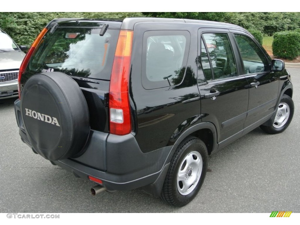 2003 CR-V LX - Nighthawk Black Pearl / Black photo #4