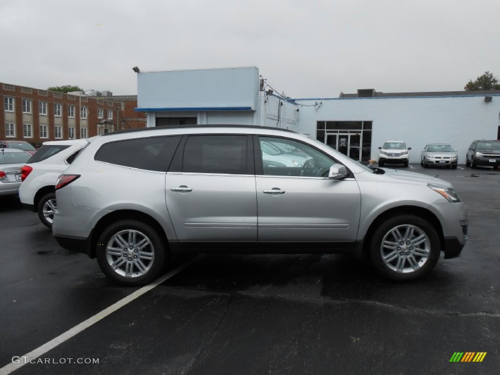 Silver Ice Metallic 2014 Chevrolet Traverse LT Exterior Photo #84533191
