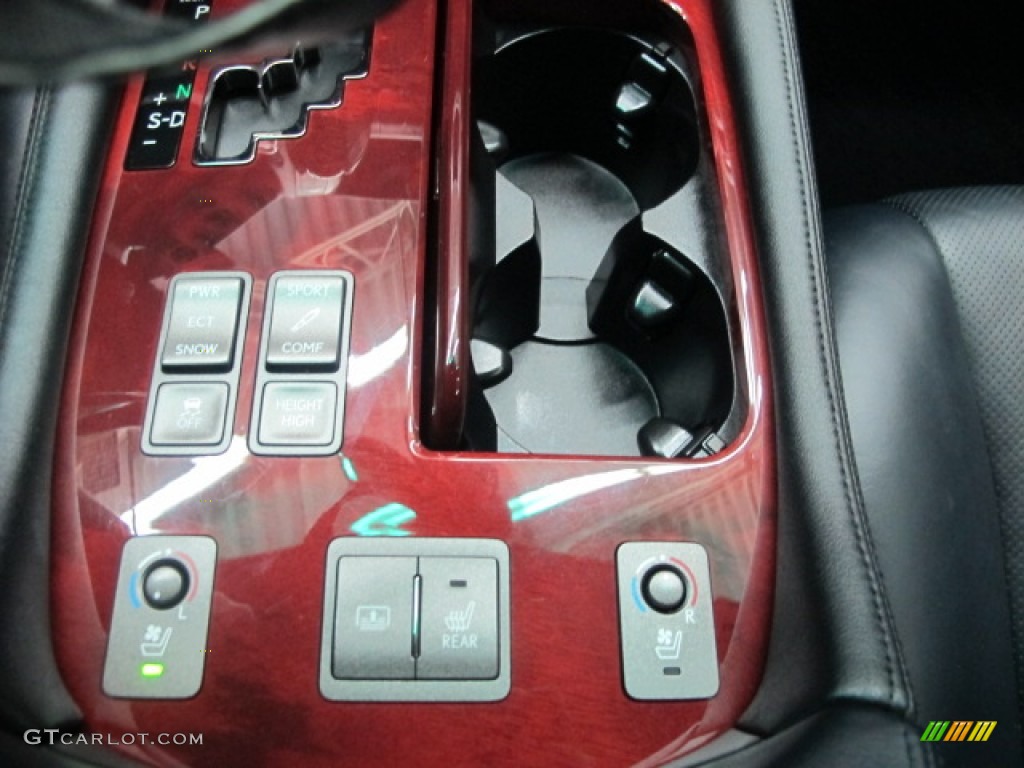 2009 LS 460 AWD - Noble Spinel Red Mica / Black photo #32