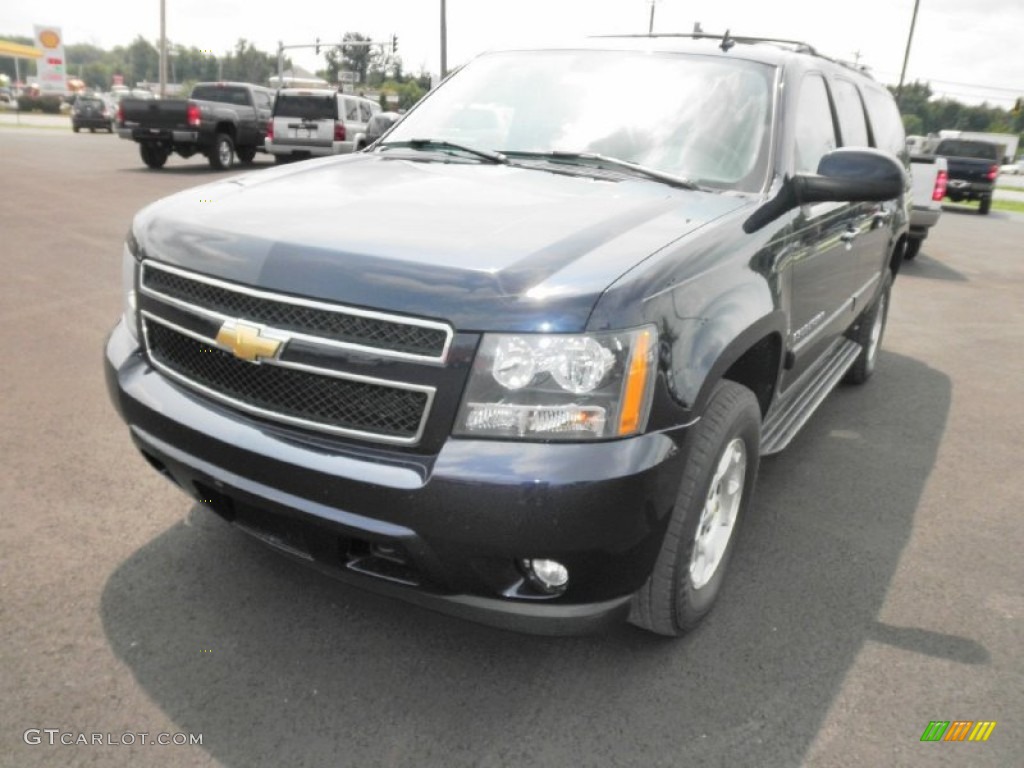 2008 Suburban 1500 LT 4x4 - Dark Blue Metallic / Light Titanium/Dark Titanium photo #3