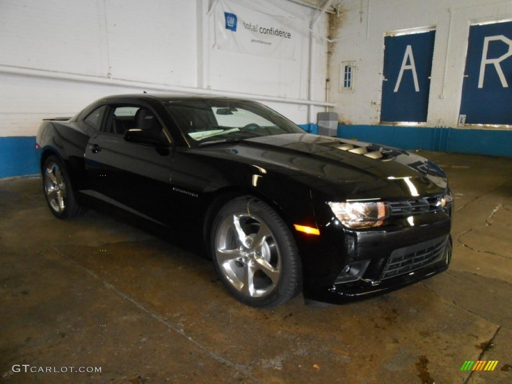 2014 Camaro SS Coupe - Black / Black photo #3