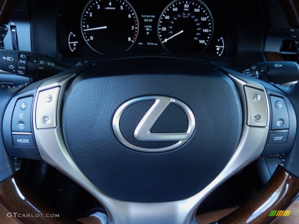 2013 Lexus ES 350 Black Steering Wheel Photo #84533632