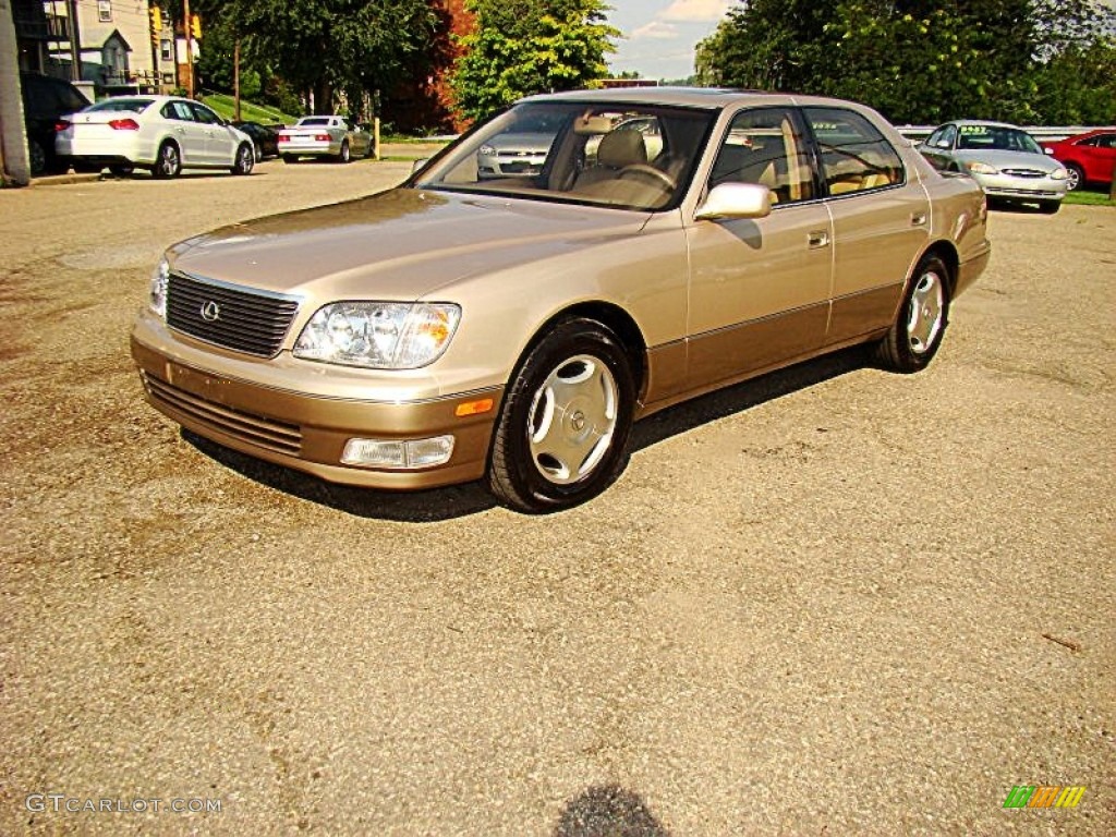 1998 LS 400 - Beige Metallic / Ivory photo #3