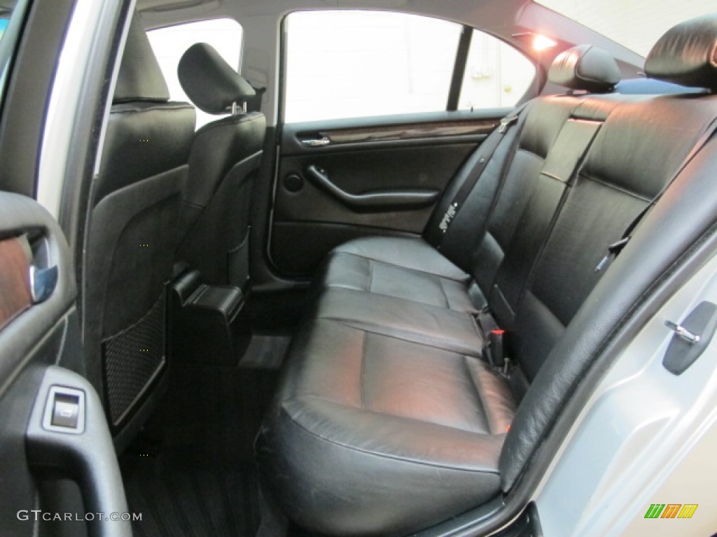 2002 3 Series 325xi Sedan - Titanium Silver Metallic / Black photo #17