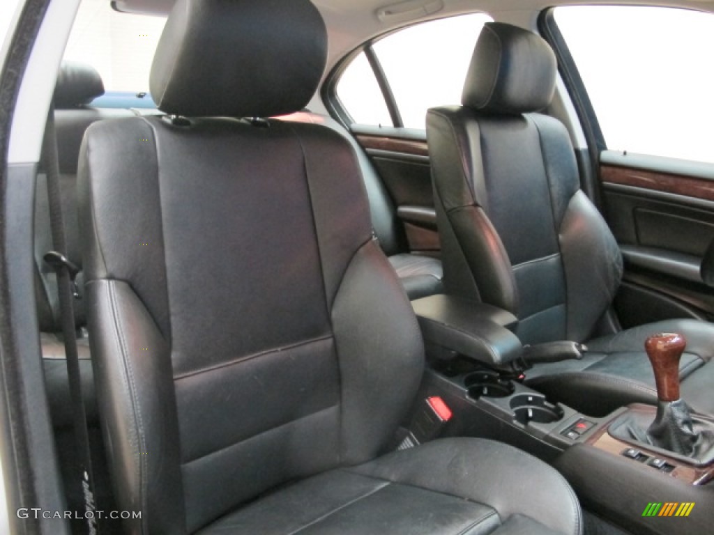2002 3 Series 325xi Sedan - Titanium Silver Metallic / Black photo #22