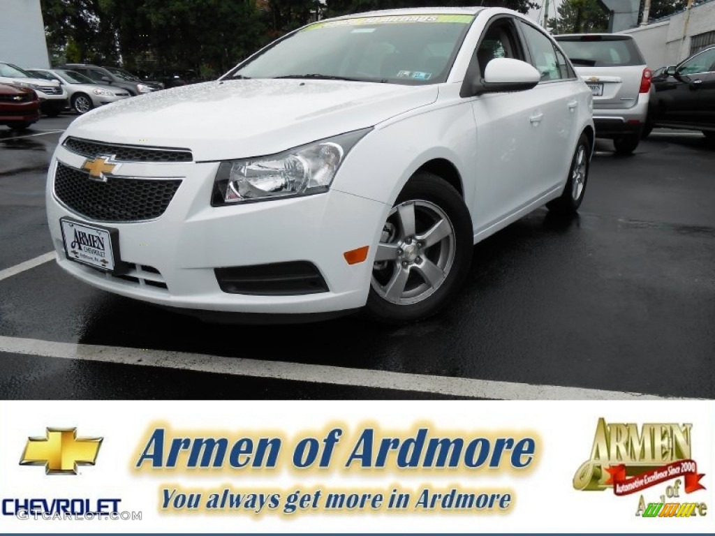 2013 Cruze LT - Summit White / Medium Titanium photo #1
