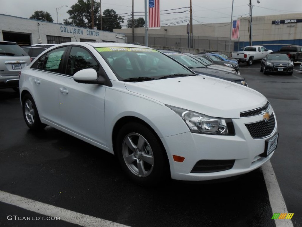 2013 Cruze LT - Summit White / Medium Titanium photo #3