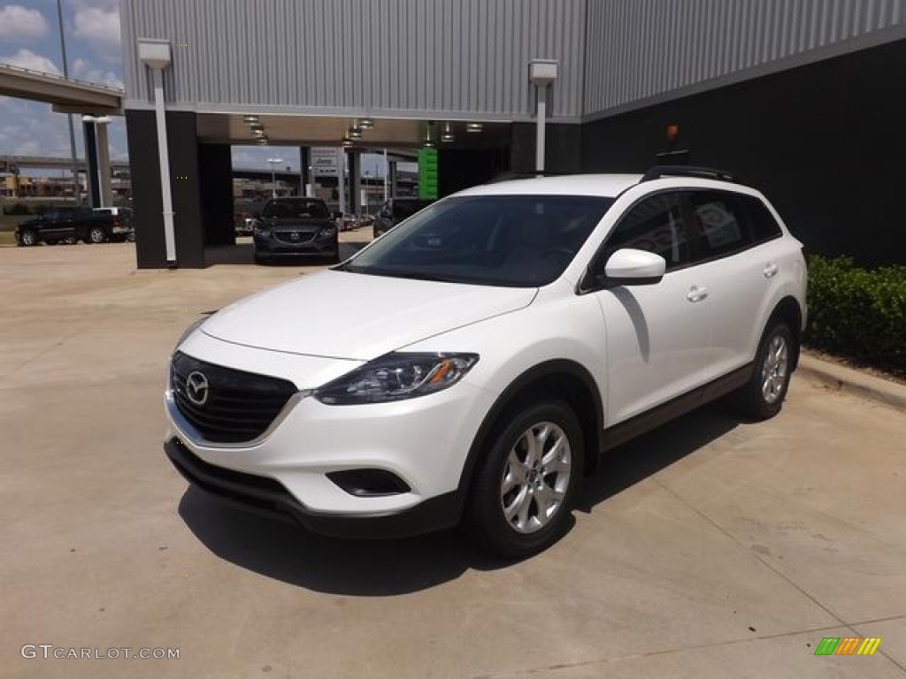 Crystal White Pearl Mica 2013 Mazda CX-9 Touring Exterior Photo #84535522