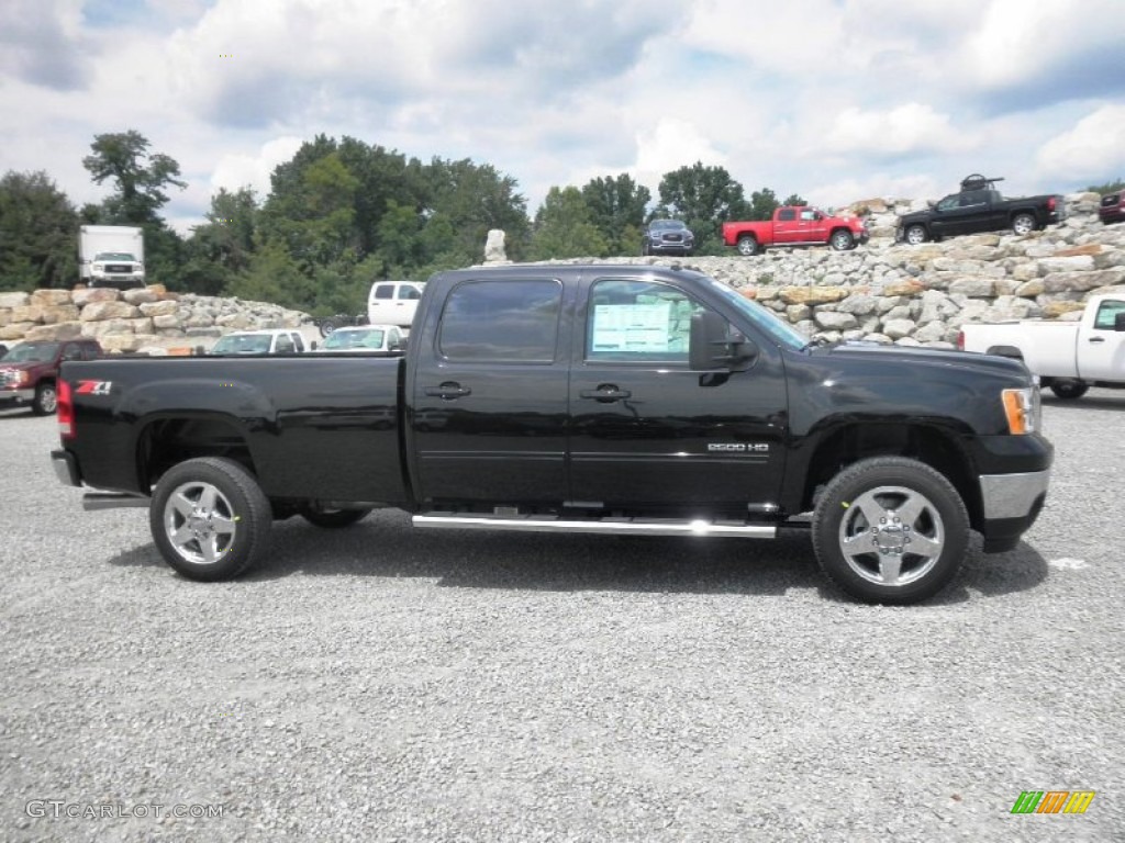 2014 Sierra 2500HD SLT Crew Cab 4x4 - Onyx Black / Ebony photo #1