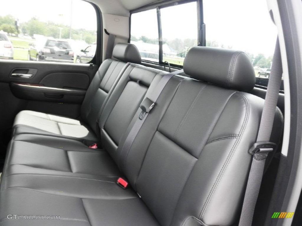 2014 GMC Sierra 2500HD SLT Crew Cab 4x4 Rear Seat Photo #84536845