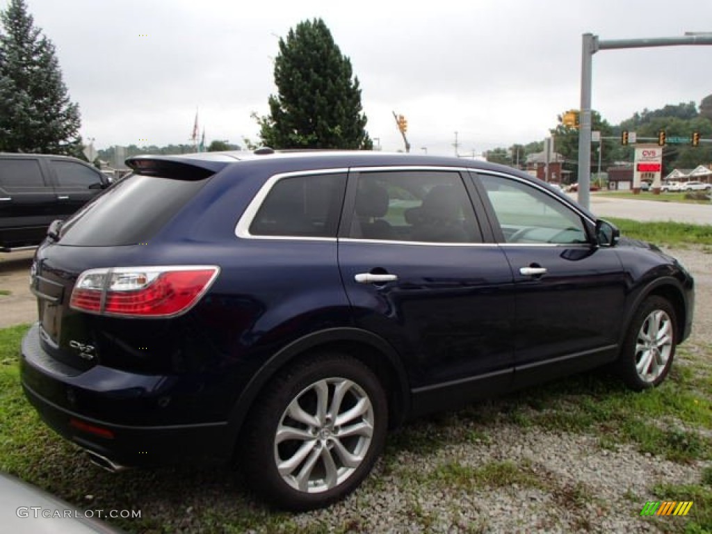 Stormy Blue Mica 2011 Mazda CX-9 Grand Touring AWD Exterior Photo #84537696