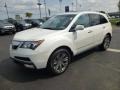 2011 Aspen White Pearl Acura MDX Advance  photo #3