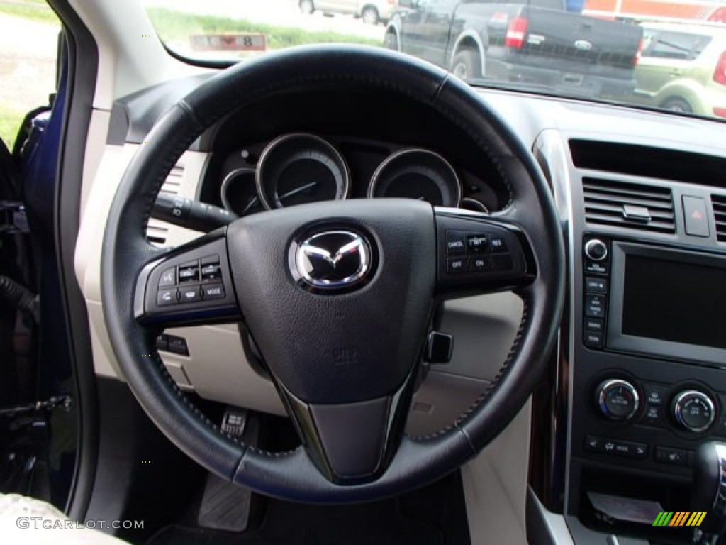 2011 Mazda CX-9 Grand Touring AWD Steering Wheel Photos