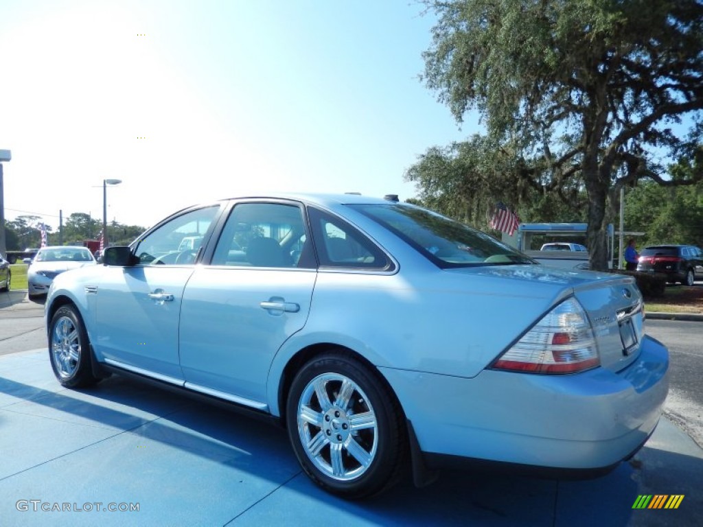 2008 Taurus Limited - Light Ice Blue Metallic / Medium Light Stone photo #3