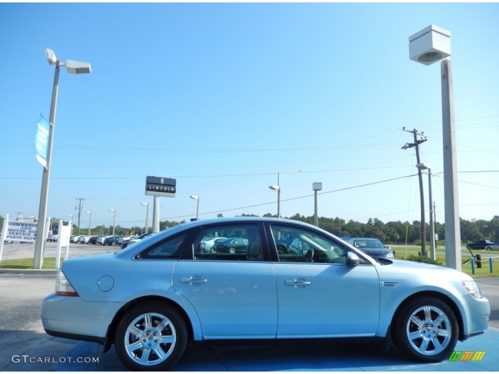 2008 Taurus Limited - Light Ice Blue Metallic / Medium Light Stone photo #6