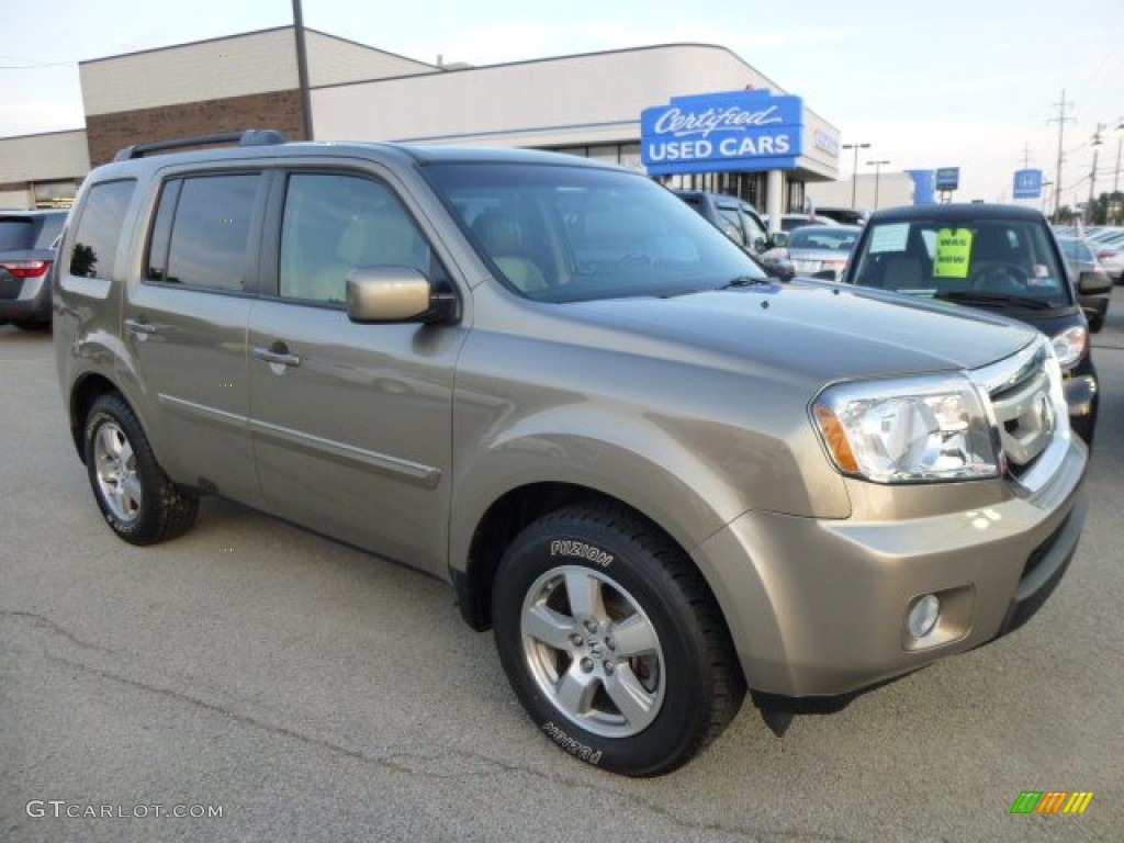 2010 Pilot EX-L 4WD - Mocha Metallic / Beige photo #1