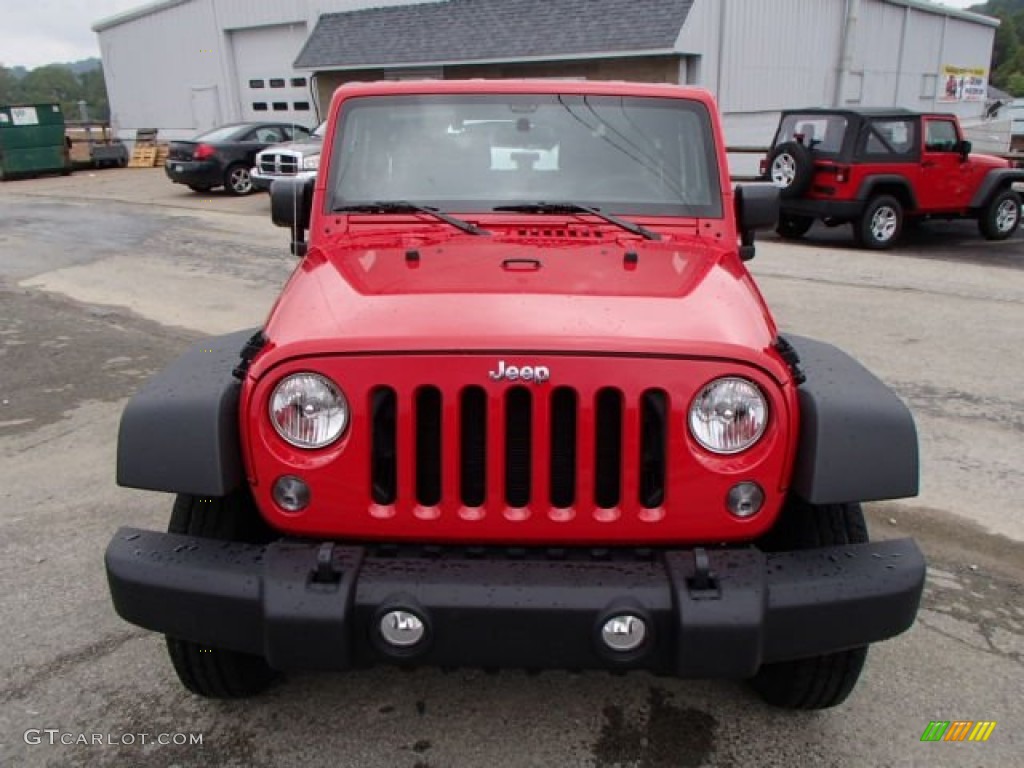 Flame Red 2014 Jeep Wrangler Sport 4x4 Exterior Photo #84539827