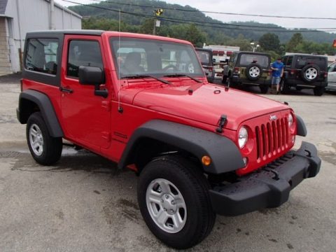 2014 Jeep Wrangler Sport 4x4 Data, Info and Specs