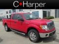 Vermillion Red - F150 XLT SuperCab 4x4 Photo No. 1