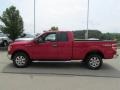 Vermillion Red - F150 XLT SuperCab 4x4 Photo No. 6