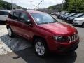 2014 Deep Cherry Red Crystal Pearl Jeep Compass Sport 4x4  photo #3